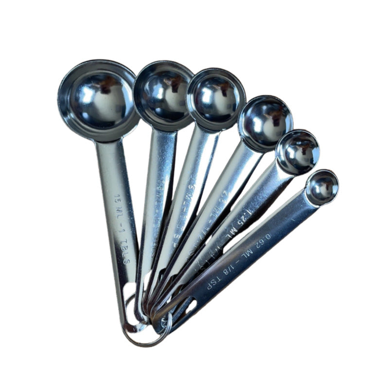 In-Stock Stainless Steel Measuring Spoons and Cups Set Baking Measuring Spoons Measuring Cups with Scale Multi-Purpose Spoons
