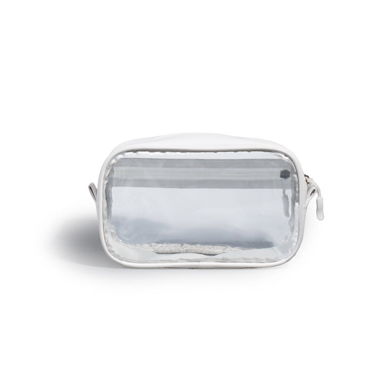 PVC Waterproof Transparent Cosmetic Bag Portable Travel Toiletries Storage Bag for Men and Women Outdoor Travel