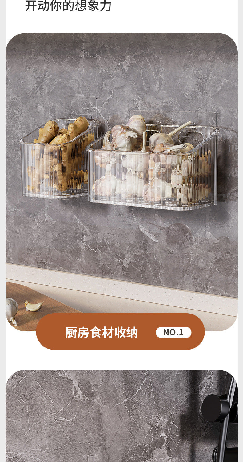Discarded Secondary Face Wash Storage Box Wall Hanging Toilet Used Cotton Soft Face Wash Multi-functional Storage Rack