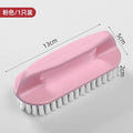 Plastic Brush with Hard Bristles, Thickened and Reinforced Handle, Multifunctional Laundry and Shoe Cleaning Brush, Non-Slip Cleaning Brush for Sneakers and White Shoes