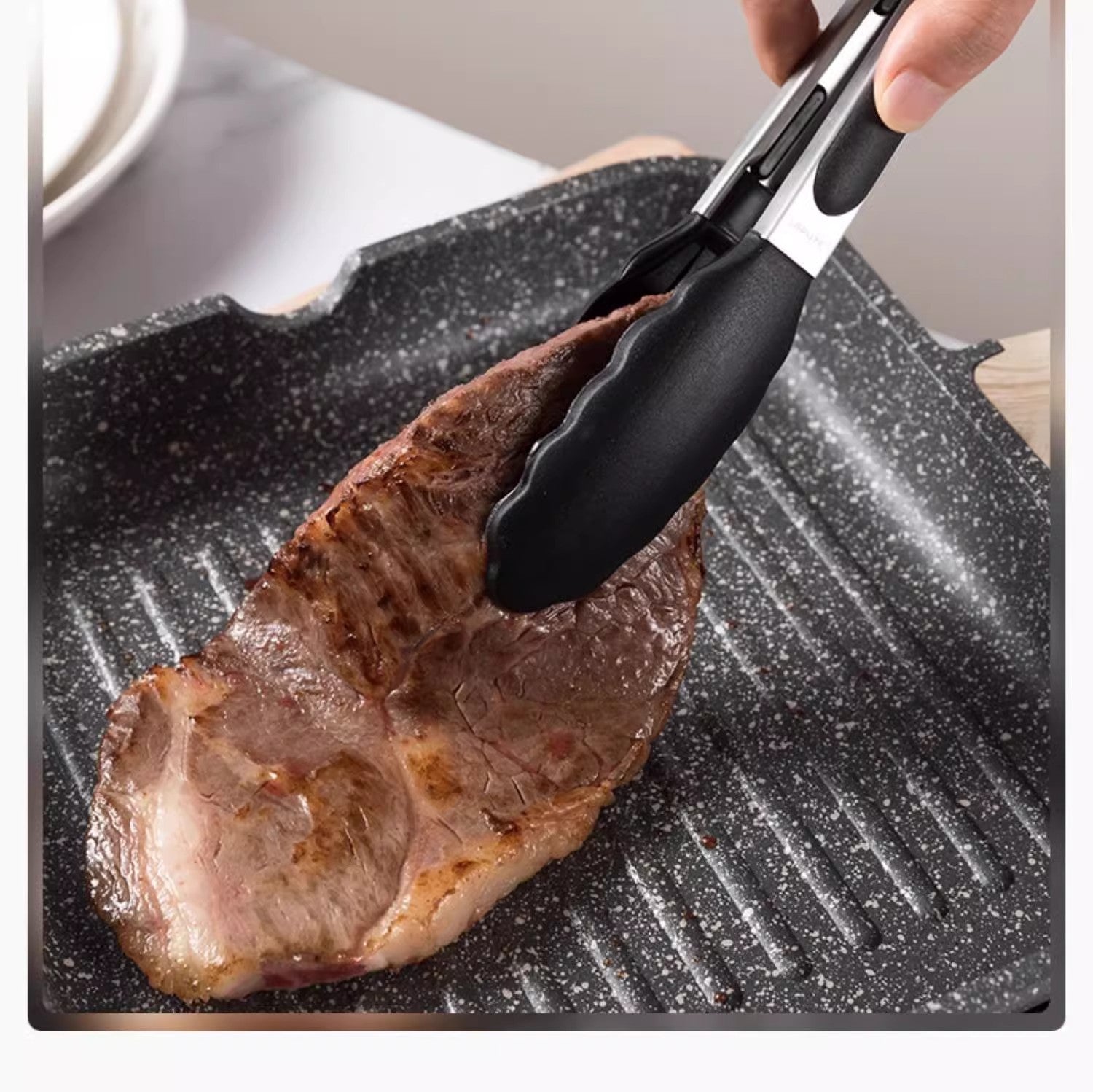 Cross-border Clip Kitchen Barbecue Clip Food Clip Silicone Clip Anti-scalding Clip Bread Fried Steak Clip Barbecue Clip
