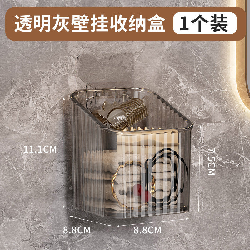 Discarded Secondary Face Wash Storage Box Wall Hanging Toilet Used Cotton Soft Face Wash Multi-functional Storage Rack