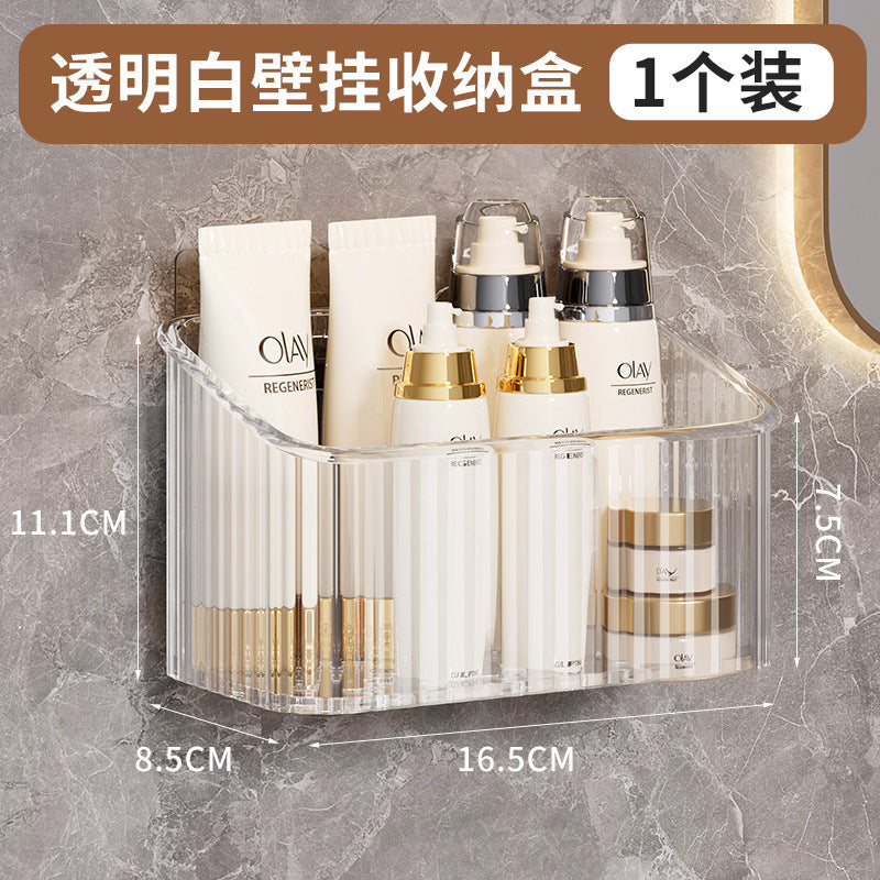 Discarded Secondary Face Wash Storage Box Wall Hanging Toilet Used Cotton Soft Face Wash Multi-functional Storage Rack