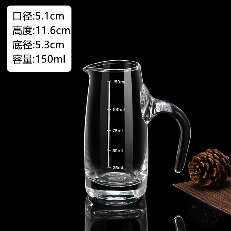 Glass White Wine Glass suit Wine Dispenser Glass Small Wine Glass Commercial One-cup Household Small Wine Pot Wine Cup Bullet Cup