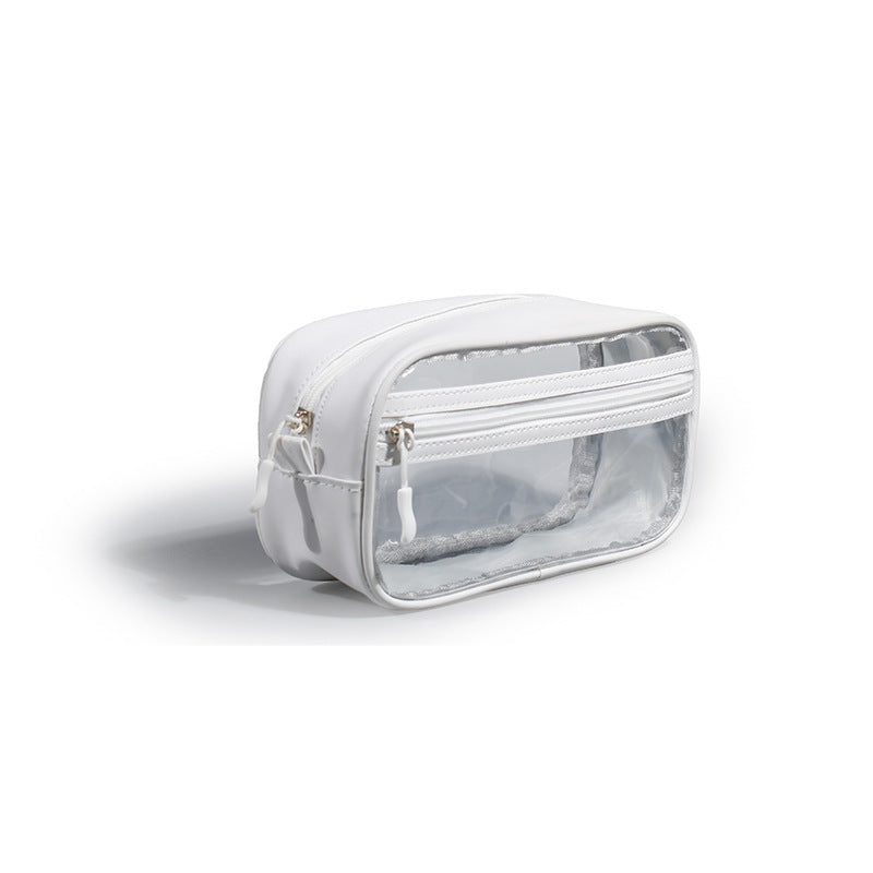 PVC Waterproof Transparent Cosmetic Bag Portable Travel Toiletries Storage Bag for Men and Women Outdoor Travel
