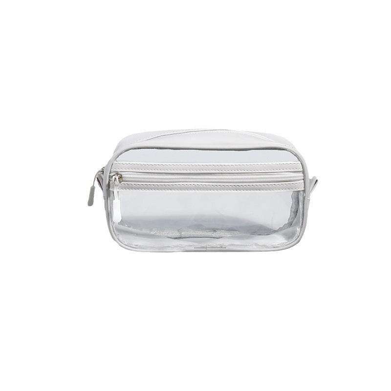 PVC Waterproof Transparent Cosmetic Bag Portable Travel Toiletries Storage Bag for Men and Women Outdoor Travel