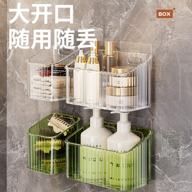 Discarded Secondary Face Wash Storage Box Wall Hanging Toilet Used Cotton Soft Face Wash Multi-functional Storage Rack