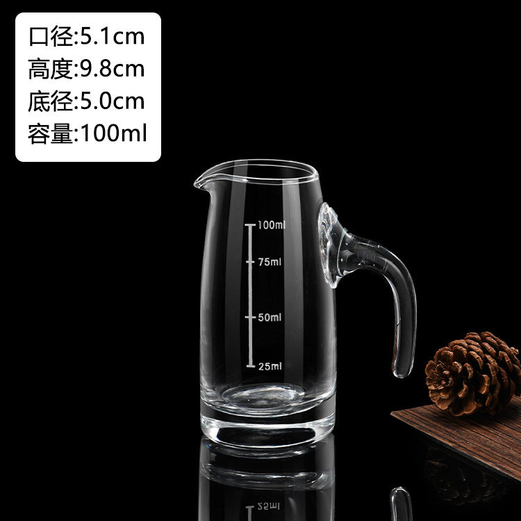 Glass White Wine Glass suit Wine Dispenser Glass Small Wine Glass Commercial One-cup Household Small Wine Pot Wine Cup Bullet Cup