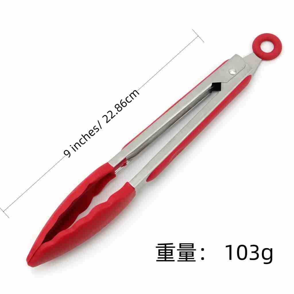 Cross-border Clip Kitchen Barbecue Clip Food Clip Silicone Clip Anti-scalding Clip Bread Fried Steak Clip Barbecue Clip