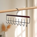 Multifunctional Hanger for Underwear and Vests, Dormitory Storage Solution, Household Solid Wood Hook, Wave-Shaped Clothes Hanger Wholesale