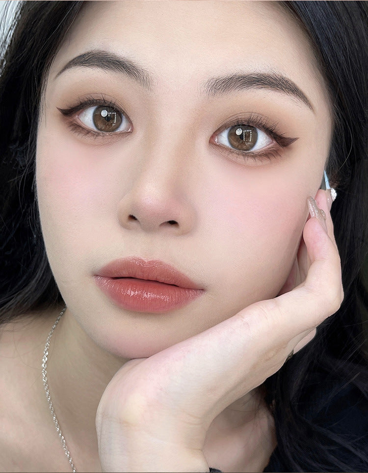 GECOMO sickle eyeliner brush oblique blade makeup brush eyelid down to lying silkworm brush eyebrow brush eye makeup brush