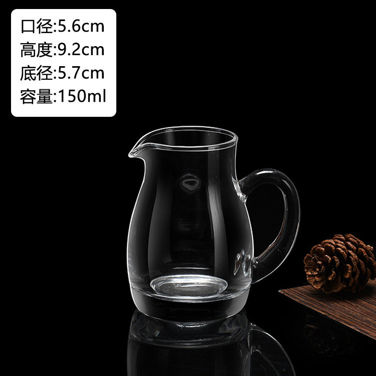 Glass White Wine Glass suit Wine Dispenser Glass Small Wine Glass Commercial One-cup Household Small Wine Pot Wine Cup Bullet Cup