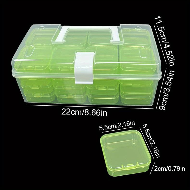 Cross-Border Hot-Selling Portable Hardware Large-Capacity Household Tool Box, Portable Box, Small Miscellaneous Items, Bead Storage Box, Storage Box