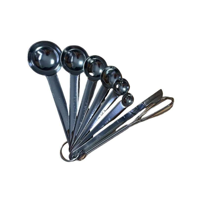 In-Stock Stainless Steel Measuring Spoons and Cups Set Baking Measuring Spoons Measuring Cups with Scale Multi-Purpose Spoons