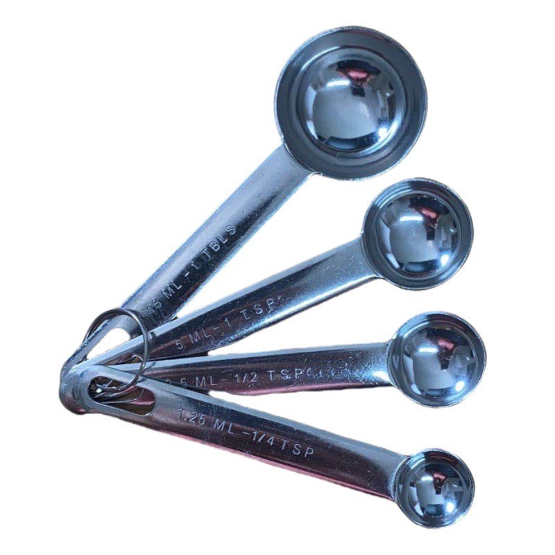 In-Stock Stainless Steel Measuring Spoons and Cups Set Baking Measuring Spoons Measuring Cups with Scale Multi-Purpose Spoons