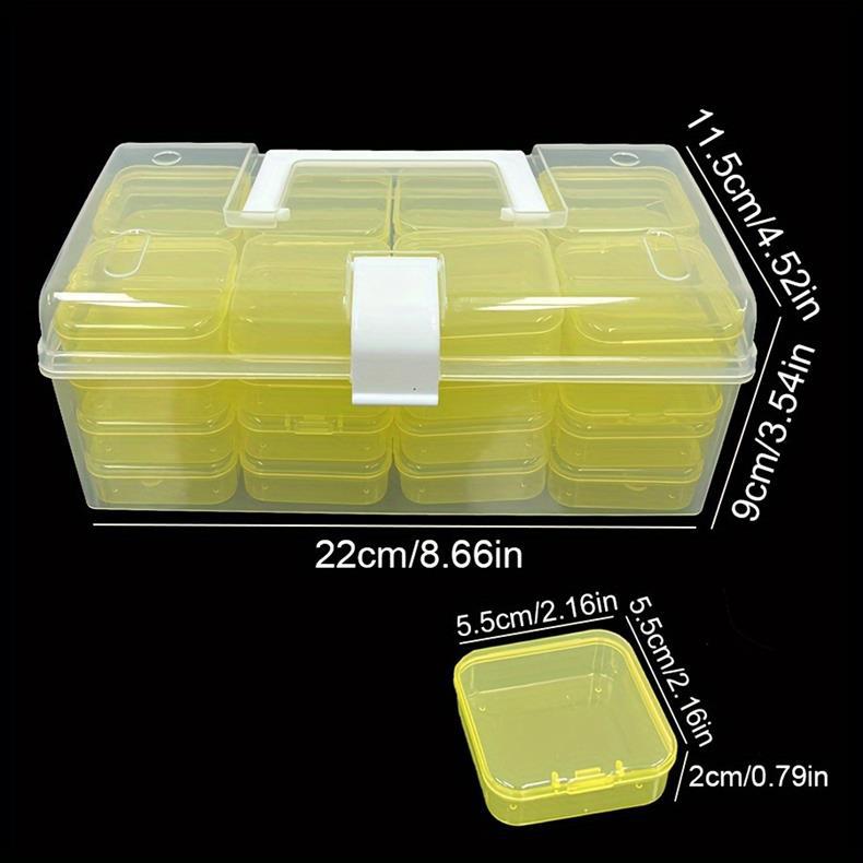 Cross-Border Hot-Selling Portable Hardware Large-Capacity Household Tool Box, Portable Box, Small Miscellaneous Items, Bead Storage Box, Storage Box