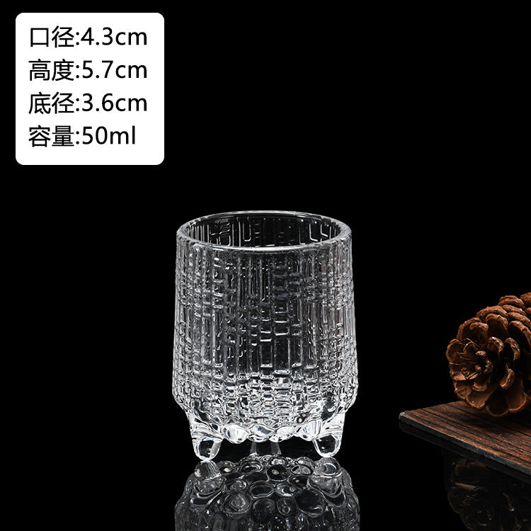 Glass White Wine Glass suit Wine Dispenser Glass Small Wine Glass Commercial One-cup Household Small Wine Pot Wine Cup Bullet Cup