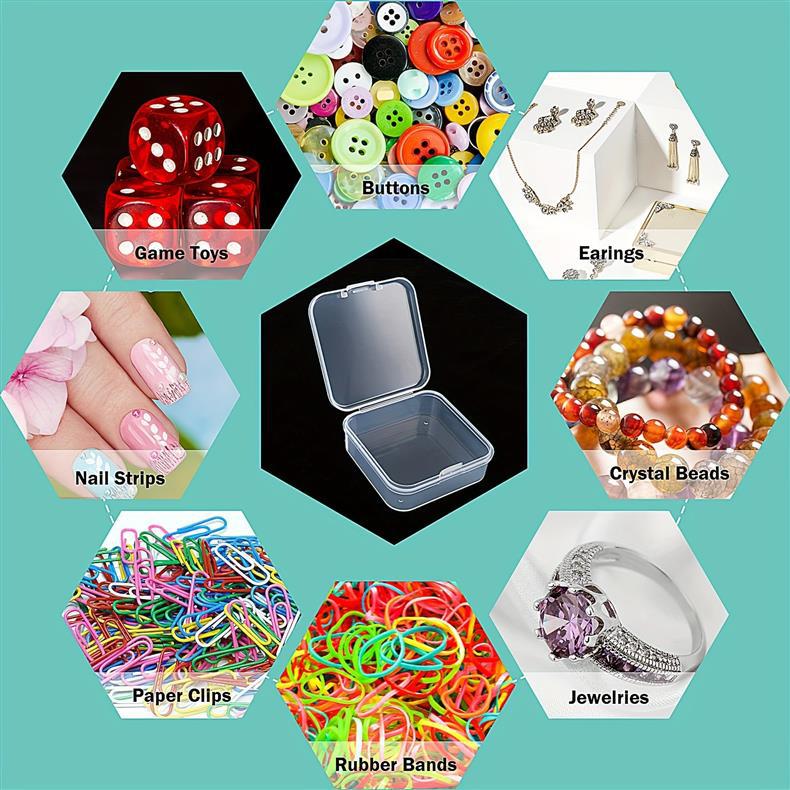 Cross-Border Hot-Selling Portable Hardware Large-Capacity Household Tool Box, Portable Box, Small Miscellaneous Items, Bead Storage Box, Storage Box