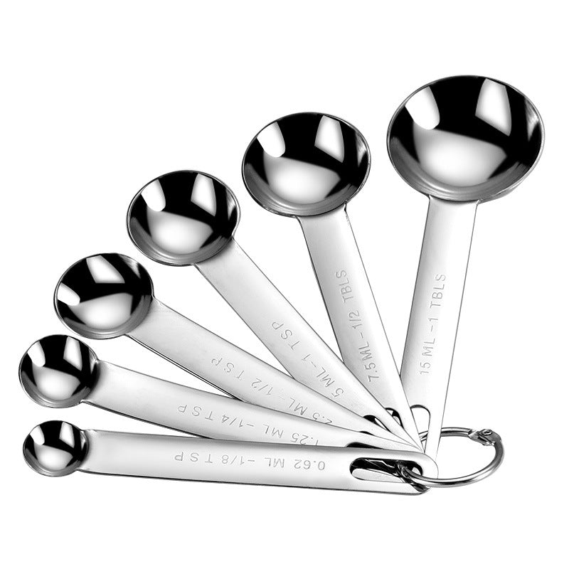 In-Stock Stainless Steel Measuring Spoons and Cups Set Baking Measuring Spoons Measuring Cups with Scale Multi-Purpose Spoons