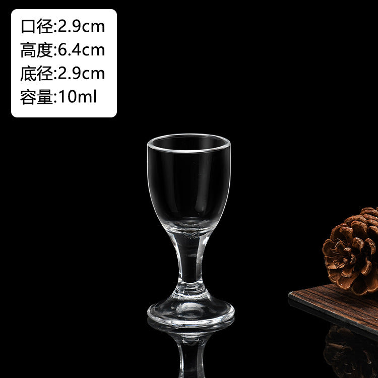 Glass White Wine Glass suit Wine Dispenser Glass Small Wine Glass Commercial One-cup Household Small Wine Pot Wine Cup Bullet Cup