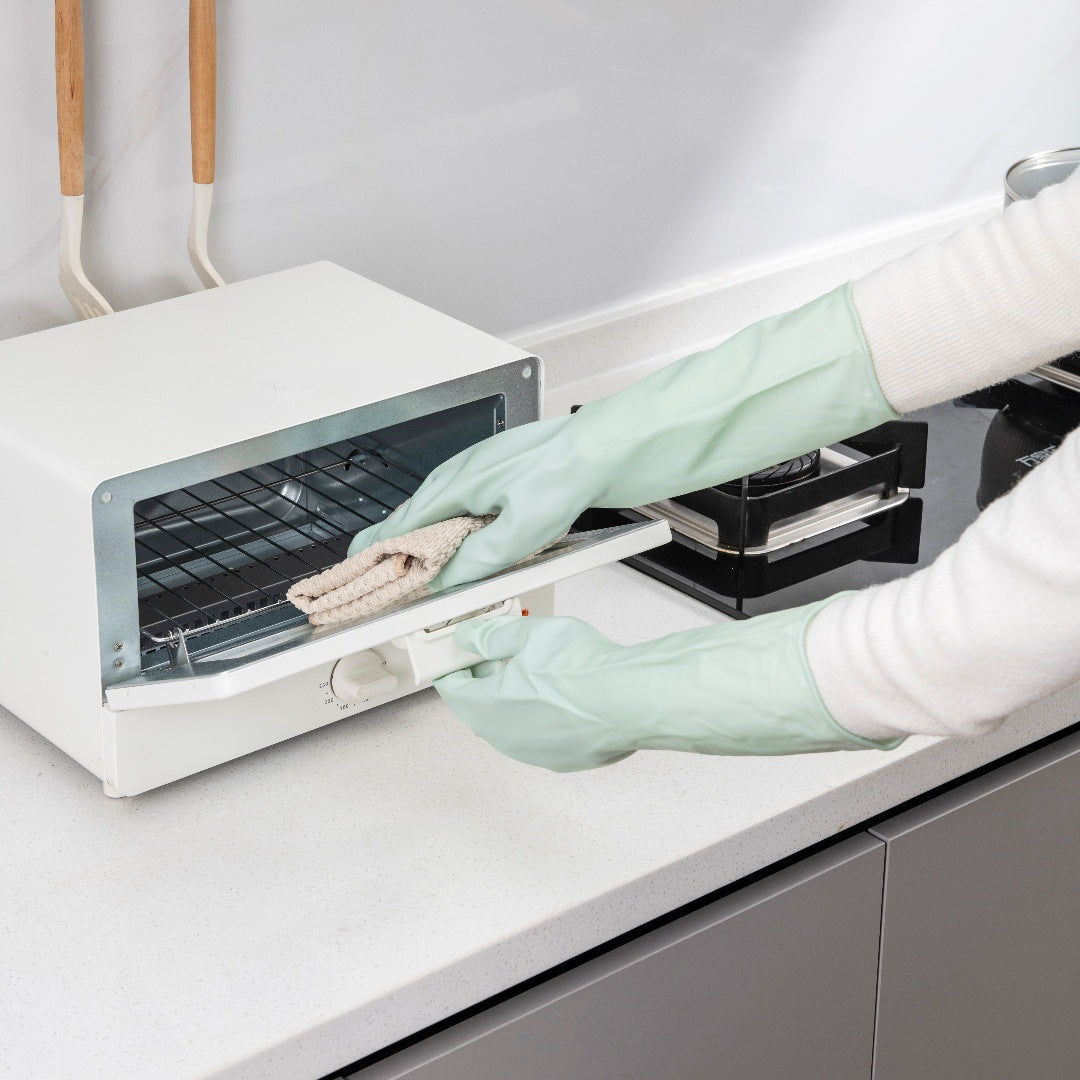 Dishwashing Gloves for Housework, Household Cleaning, Pvc Rubber, Kitchen-Specific, Thickened, Waterproof