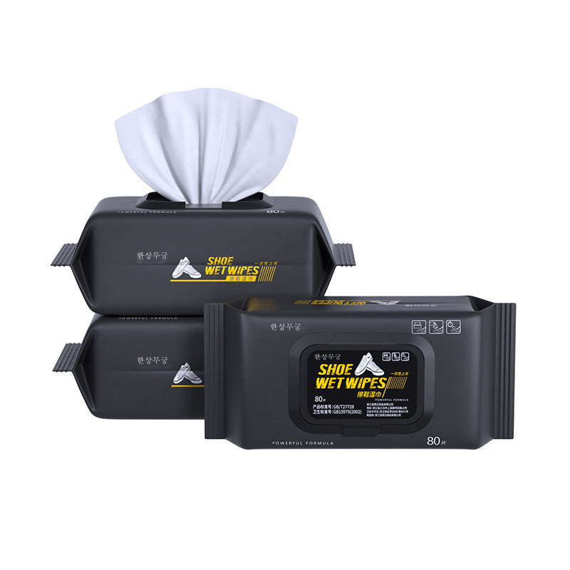 Rainproof Anti-fog Alcohol Shoe Wipe Leather Care Kitchen Cleaning Wet Wipes Baby Wipes Not Irritating Gentle Wholesale