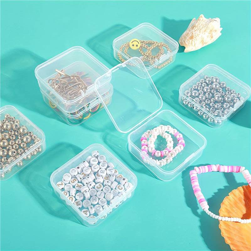 Cross-Border Hot-Selling Portable Hardware Large-Capacity Household Tool Box, Portable Box, Small Miscellaneous Items, Bead Storage Box, Storage Box