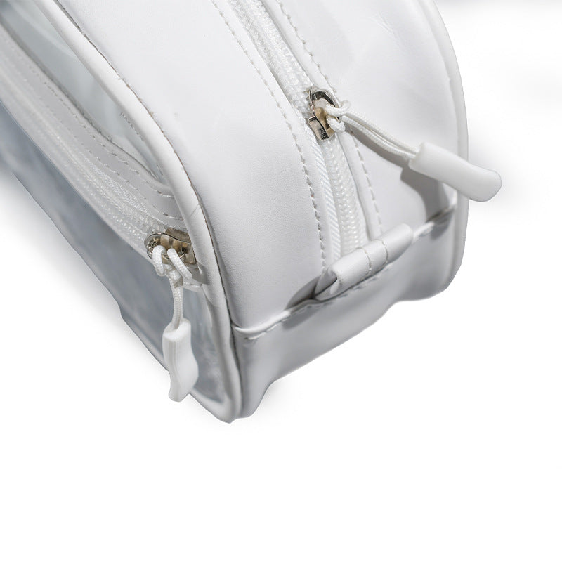 PVC Waterproof Transparent Cosmetic Bag Portable Travel Toiletries Storage Bag for Men and Women Outdoor Travel