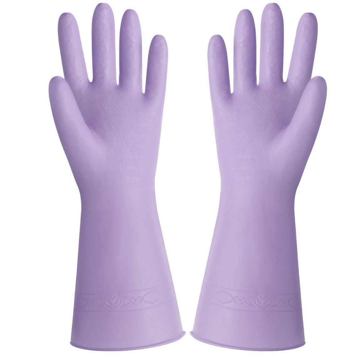 Dishwashing Gloves for Housework, Household Cleaning, Pvc Rubber, Kitchen-Specific, Thickened, Waterproof