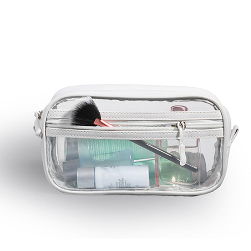 PVC Waterproof Transparent Cosmetic Bag Portable Travel Toiletries Storage Bag for Men and Women Outdoor Travel