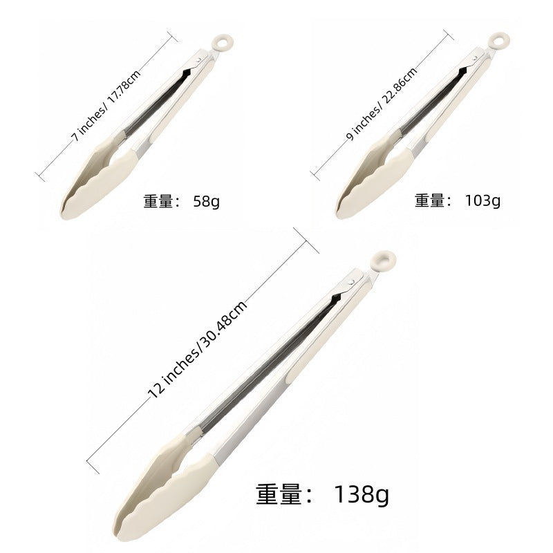 Cross-border Clip Kitchen Barbecue Clip Food Clip Silicone Clip Anti-scalding Clip Bread Fried Steak Clip Barbecue Clip