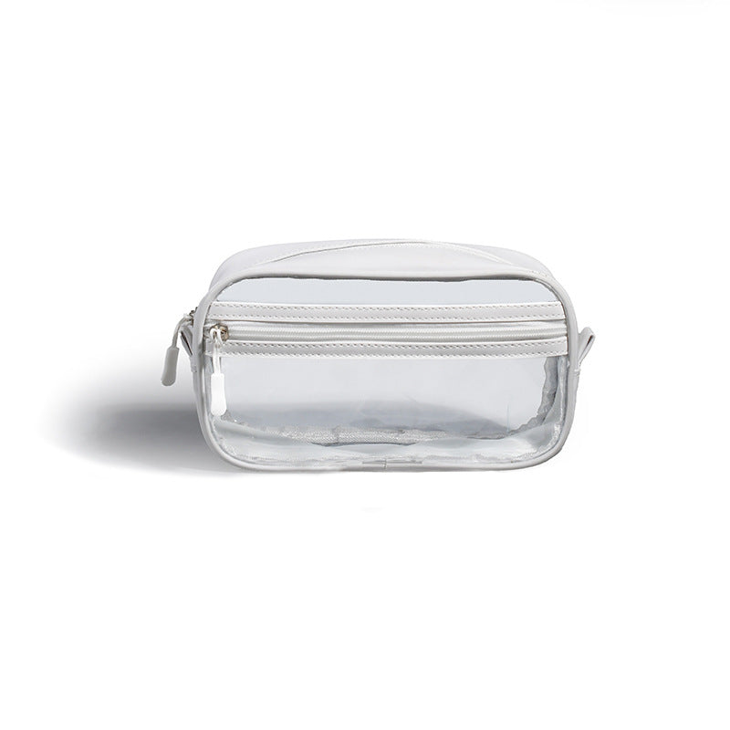 PVC Waterproof Transparent Cosmetic Bag Portable Travel Toiletries Storage Bag for Men and Women Outdoor Travel